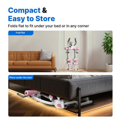 M2 Dual Track Adjustable Ab Trainer Machine with LCD Monitor